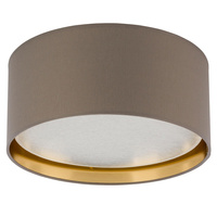 Stropní svítidlo Plafond BILBAO BEIGE/GOLD Round Beige/White 45cm 15W 4xE27 4404 TK Lighting