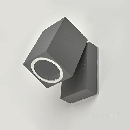 Zahradní venkovní nástěnné svítidlo GU10 IP44 Grey Quazar Kobi