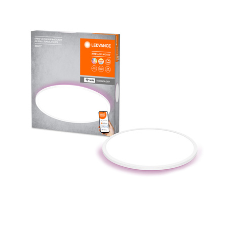 Přisazené LED stropní svítidlo 25W SMART+ WiFi RGB stmívatelné 40cm kulaté bílé Orbis stropní LEDVANCE