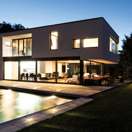 LED 1W 50lm 6500K Cold 80° IP67 IK08 Square flush mounted Silver GORDO KANLUX