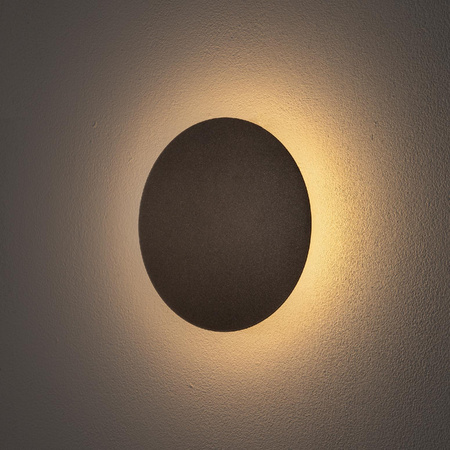 Nástěnné svítidlo LED 7W 60lm 3000K Warm Brown Modern RING LED S 10315 Nowodvorski