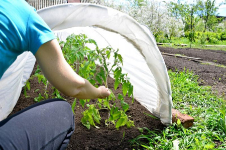 Agrotextilní kryt pružiny 1.1 x 5 m 17g Bílá