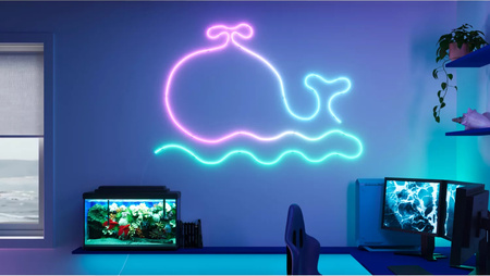 NEON LED pásek 45W RGBIC 10m Smart SMART WiFi Bluetooth Aplikace WiZ