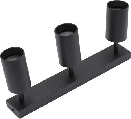 Stropní svítidlo 3x GU10 SPOT LED svítidlo QUALIS III Black