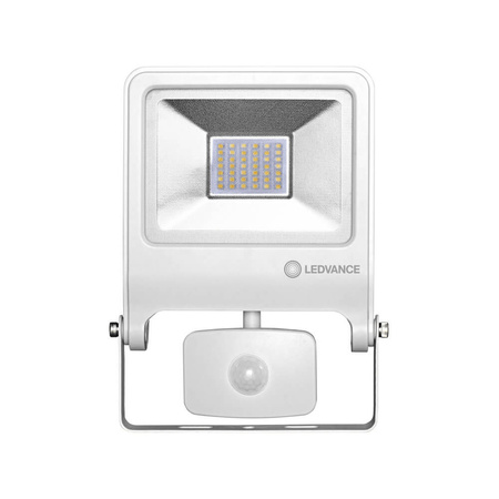 Reflektor LED 30W 2700lm 3000K IP44 Bílý s pohybovým senzorem LEDVANCE Floodlight Endura