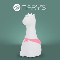 Dětské noční světlo LED 1W 3000K Warm + Multicolour RGB dobíjecí 1200mAh White MARY'S Giraffe
