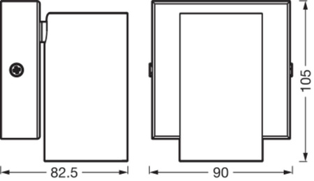 LED stropní nástěnné svítidlo Nástěnné svítidlo pro povrchovou montáž 3,4W 230lm 3000K Teplá stmívatelná bílá LED Spot Octagon Ledvance
