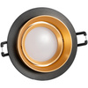Bodové svítidlo MR16 Black Gold 12 V LIKA Sanico Goldlux Svítidlo pro zápustnou montáž