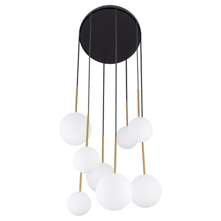 Závěsné stropní svítidlo 8x G9 černé bílé Classic KARO 10934 Nowodvorski