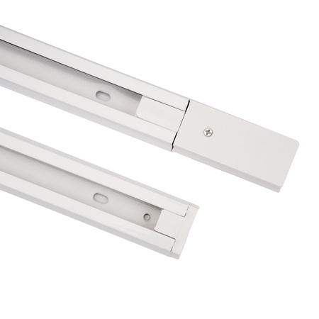 Bílá jednofázová hliníková přípojnice pro reflektory 100cm LUMILED