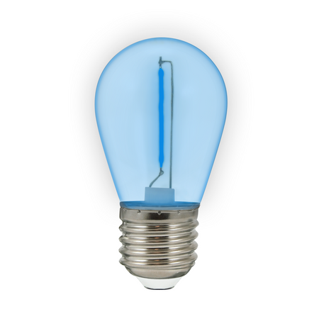 LED žárovka E27 FILAMENT 0.3W Blue pro Girland PARTY GOLDLUX (Polux) SET 2 ks.