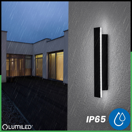 LED nástěnné svítidlo PELIO 9W 4000K IP65 LUMILED