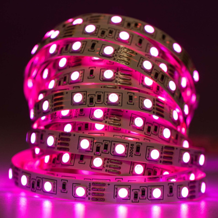 LED pásek 12V, 72W 300LED 5050 RGB 10mm 5m LUMILED