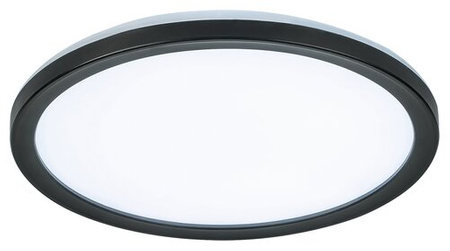 Venkovní LED zahradní stropní svítidlo INVERNESS 15W CCT DIM IP44 Wi-Fi kulaté stropní svítidlo bílá a černá RABALUX