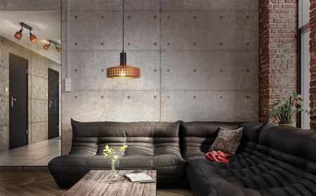 Dekorativní nástěnné svítidlo Povrchová montáž E27 Hnědý dekor Ledvance nástěnné svítidlo