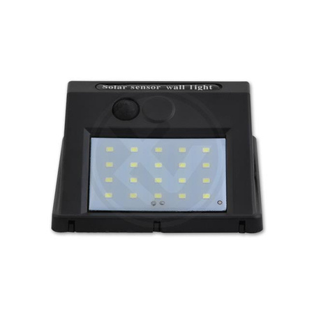 Solární LED reflektor 3W 5500-6000K studená bílá IP65 Black Twilight senzor