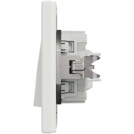 Jednopólový vypínač s podsvícením a rámečkem SCHNEIDER ASFORA pod omítku