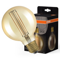 Dekorativní LED žárovka E27 G95 8.8W = 60W 806lm 2200K Teplá bílá 320° vlákno stmívatelné OSRAM Vintage 1906