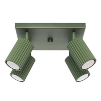 Bodové reflektorové stropní svítidlo Tuba 4x GU10 Olive Carbon Deep Space SL.1621 Sollux