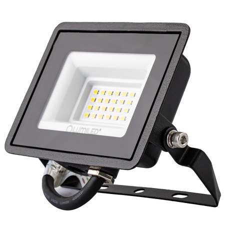 LED Reflektor 20W, 1800lm 6500K IP65 Černá ZUNA2 LUMILED