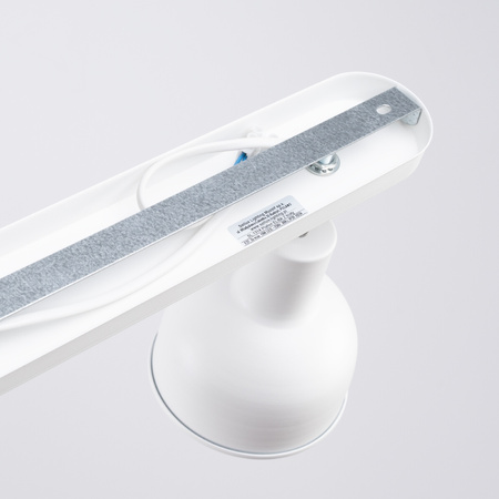 Stropní svítidlo ELBA 2xE27 Reflektor Moving white Loft SOLLUX