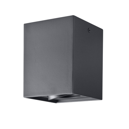 Stropní přisazené svítidlo Hadar Q1 1xGU10. pojízdné. hranaté. černé