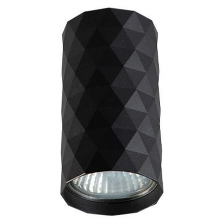 Halogenový reflektorový bodový reflektor GU10 s povrchovou montáží Masterled Round Black Glamour