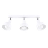 Stropní svítidlo ELBA 3xE27 Reflektor Moving white Loft SOLLUX