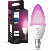 LED svíčka E14 B39 5,3W CCT RGB PHILIPS HUE White & COLOR Ambiance Bluetooth Zigbee žárovka