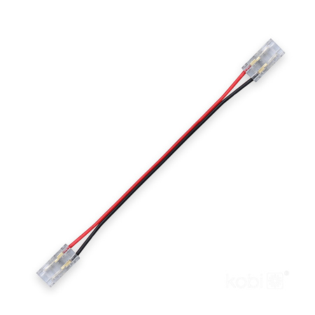 Oboustranný konektor 10 cm pro 8mm LED COB pásek Kobi