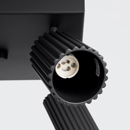 Bodové reflektorové stropní svítidlo Tuba 4x GU10 Black Carbon Deep Space SL.1583 Sollux