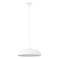 GINA E27 Bílá skandinávská stropní závěsná lampa SOLLUX