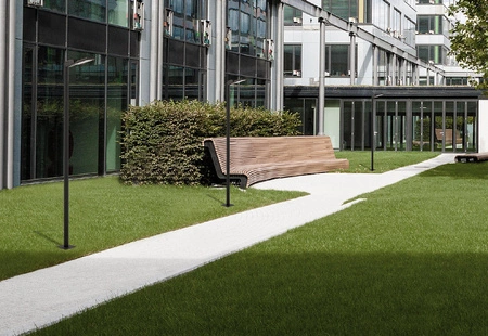 Venkovní zahradní lampa PATHWAY LED M 9252 IP44 24W 3000K 198cm Pole Black Nowodvorski