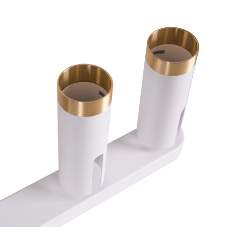 Nástěnné a stropní bodové svítidlo 3x GU10 White Gold FADO Sanico Goldlux