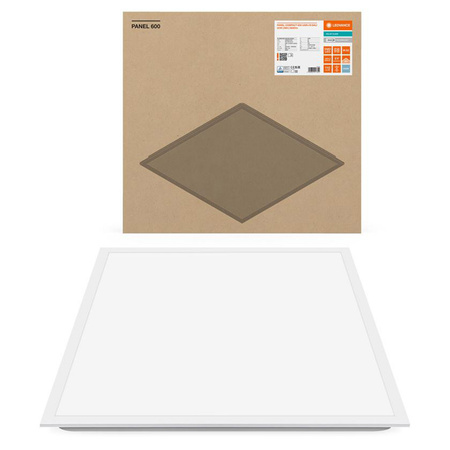 LED panelové kancelářské stropní světlo 33W 3630lm 6500K studené stmívatelné povrchově montované bílé 60x60cm UGR19 kompaktní Ledvance