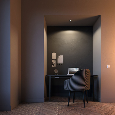 Zásuvné halogenové svítidlo DONEGAL GU10 Square Movable Satin PHILIPS