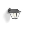 Zahradní lampa LED nástěnná lampa ALPENGLOW myGarden E27 IP44 Lucerna pro péřové antracitové PHILIPS