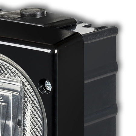 Spínač Hermetický jednopólový povrchově montovaný spínač Senior IP44 KARLIK Black