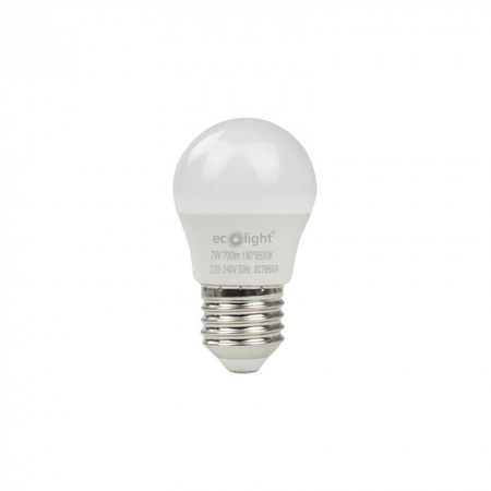 LED žárovka P45 E27 7W 630lm 6500K Cold Ecolight