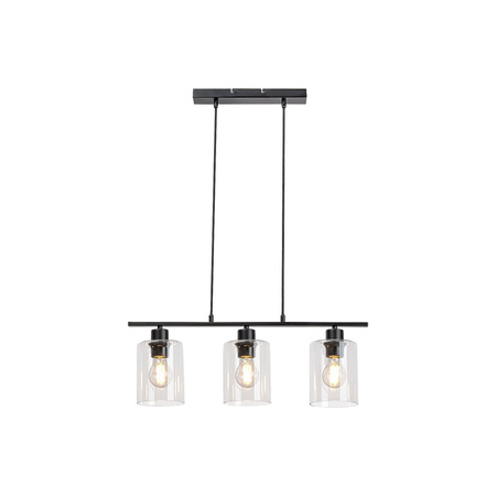 Závěsné stropní svítidlo 3 x E27 Black Industrial Miroslaw Rabalux