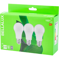 3x LED žárovka E27 A60 13W = 100W 1521lm 4000K Neutrální bila 200° BELLALUX