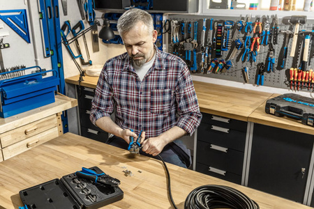 Automatické odizolovací kleště 205 mm 0,2 mm? - 6 mm? Hoegert Technik