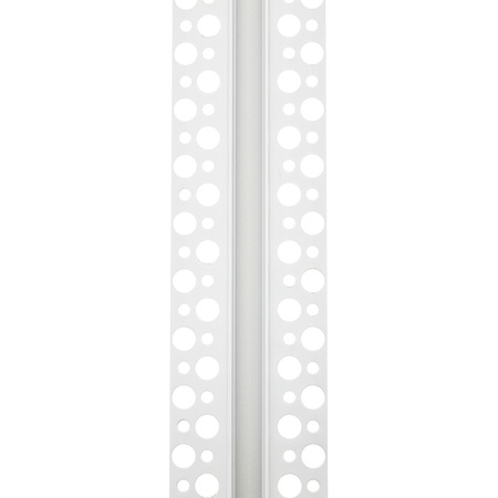 Podhledový Architektonický Hliníkový Profil pro LED do Sádrokartonových Desek, 1m + Černá Krytka LUMILED