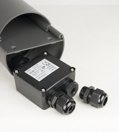 Venkovní stojací zahradní lampa POST Elborn EL3113 G9 46.5cm + 2x zásuvka Su-Ma