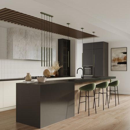 Stropní závěsné svítidlo Tuba Spot 3x G9 Olive Pastelo Ocean Green SL.1520 Sollux