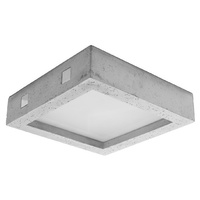 Svítidlo pro povrchovou montáž RIZA LED 18W 3000K Plafond Industrial Grey SOLLUX