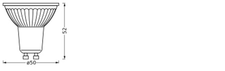 LED GU10 4,9W = 50W 350lm RGB CCT Stmívatelná žárovka SMART+ Matter WiFi Ledvance