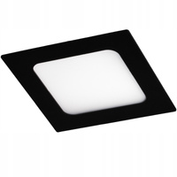 LED panel stropní 6W 4000K 360lm 11cm čtvercová povrchová montáž černá