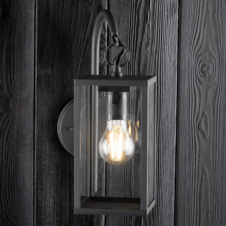 Zahradní nástěnné svítidlo Down Elevation Lamp Malmo E27 IP44 Grafit - GOLDLUX (Polux)