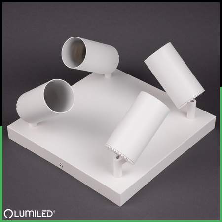 Stropní svítidlo Plafond SPOT TUBA Reflektor Halogenové svítidlo 4x GU10 TABULA LUMILED